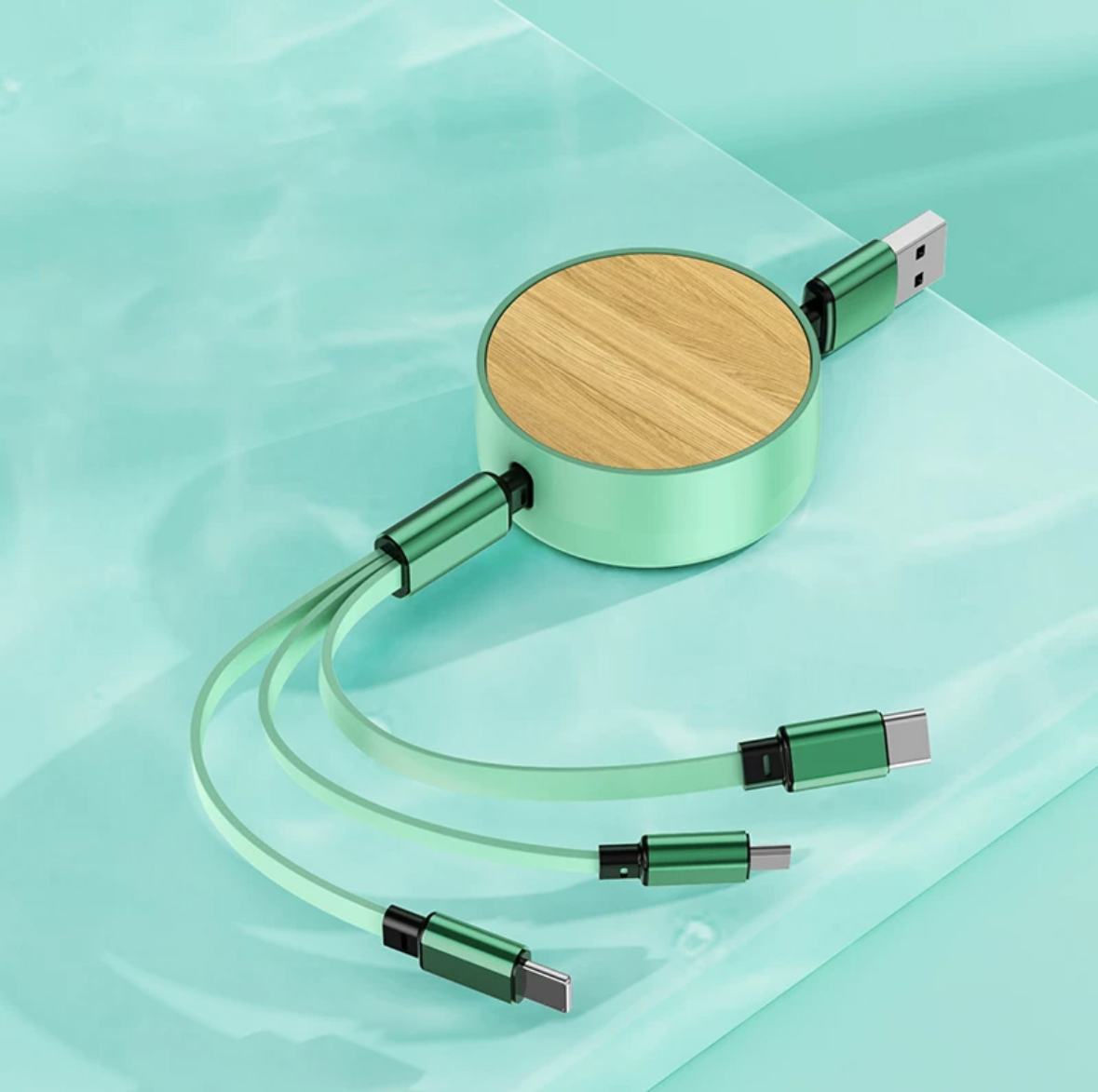 Three in one data cable